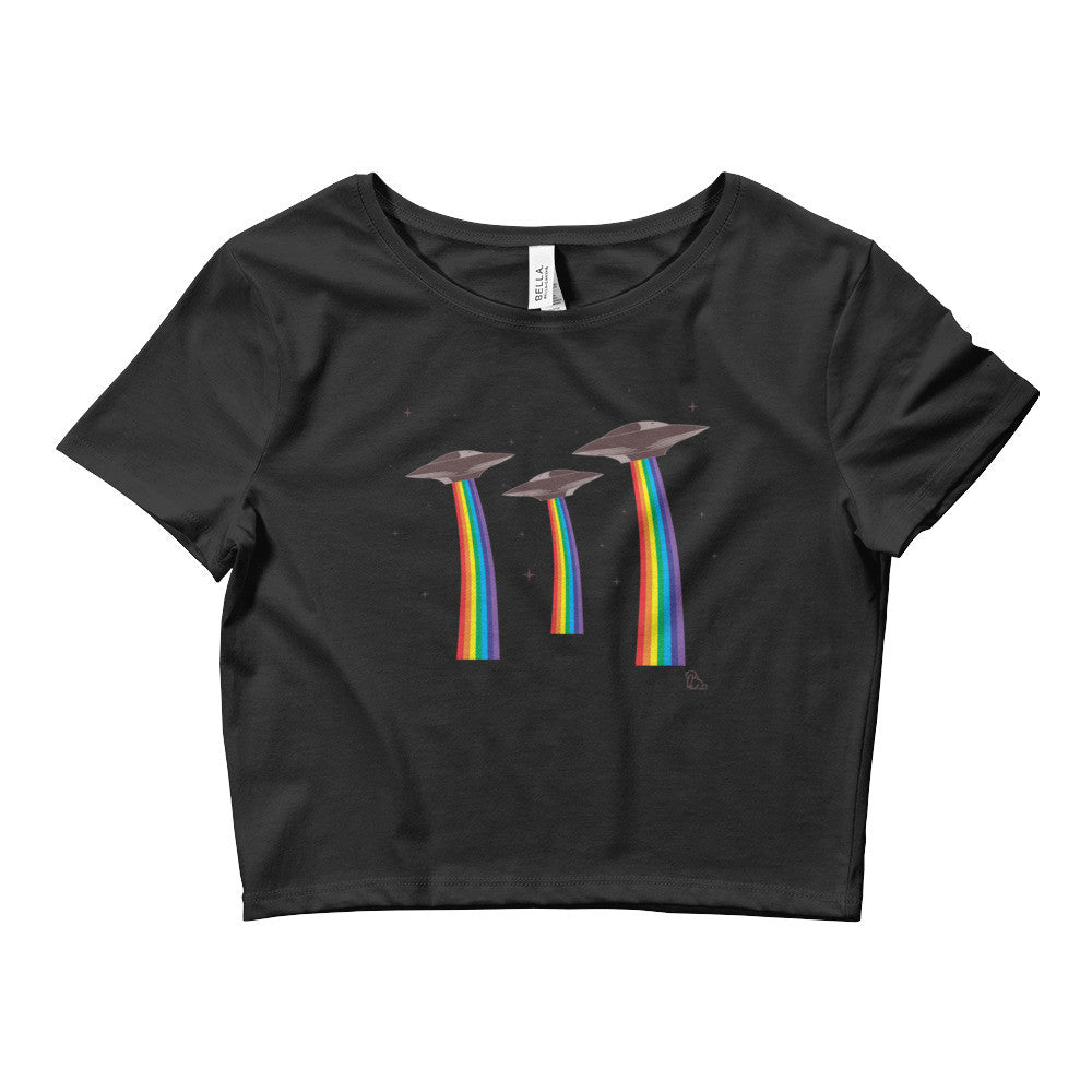 Crop Top Alien Prisms