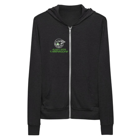 Alien Dog Campground zip hoodie