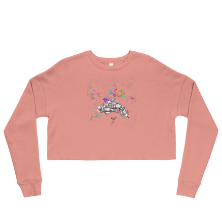 Space Struck Crop Sweatshirt